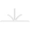 Ekena Millwork Richland Architectural Grade PVC Gable Bracket, 96"W x 44"H x 4"D x 4"F, 11/12 Pitch GBP096X44X0404RIC00 - alternate 4